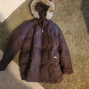Brown snow jacket